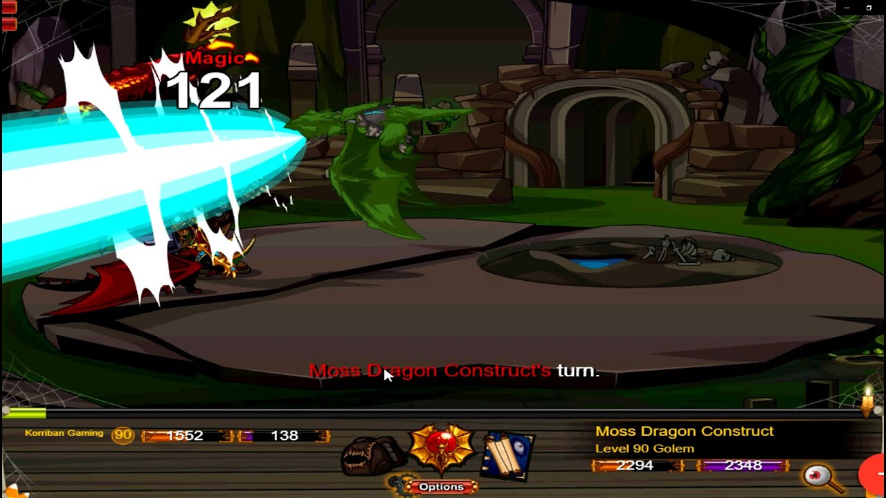 DragonFable | F2P Story Bosses Series | The Great One Gauntlet | Moss Dragon Construct