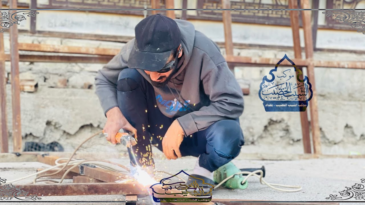 تحضيرات لعمل ديكور استشهاد الزهراء // لموكب تشابية الشيب الخضيب /لسنة 2023ميلاديا_1445هجريا