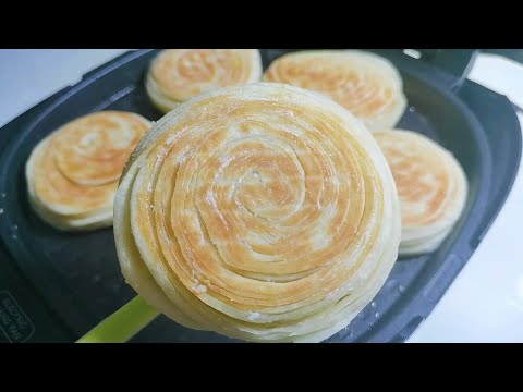 【ENG SUB】旋风小酥饼的做法，层次丰富，做法简单