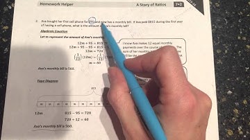 Solving Word Problems with Tape Diagrams and Algebra