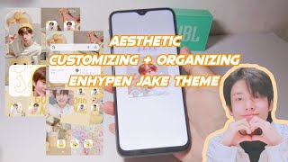 how to have an aesthetic phone kpop ENHYPEN Jake theme | customizing and oraganizing screenshot 3
