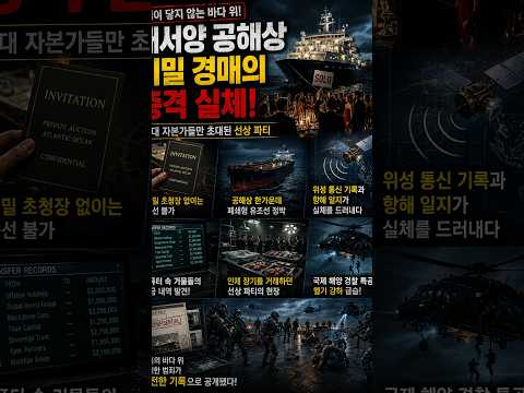 대서양 공해상에 떠 있던 비밀 유조선… 내부에서 벌어진 충격적인 경매