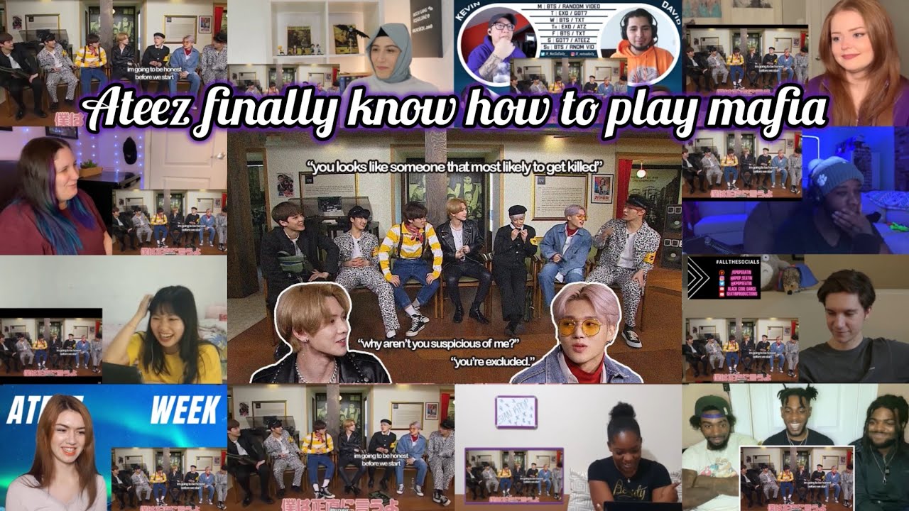 ATEEZ finally know how to play mafia | REACTION MASHUP 