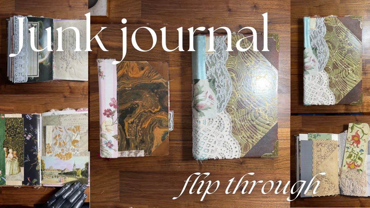 Junk Journal Flip Through #8 - SOLD - YouTube