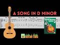 (37 of 82) Mel Bay Grade 2- A Song in D Minor GUITAR TAB