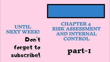 Chapter 4 Risk Assessment And Internal Control #caauditclass, #vijaycaclasess