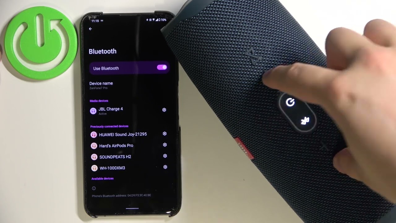 Как выполнить мягкий сброс JBL Charge 4?