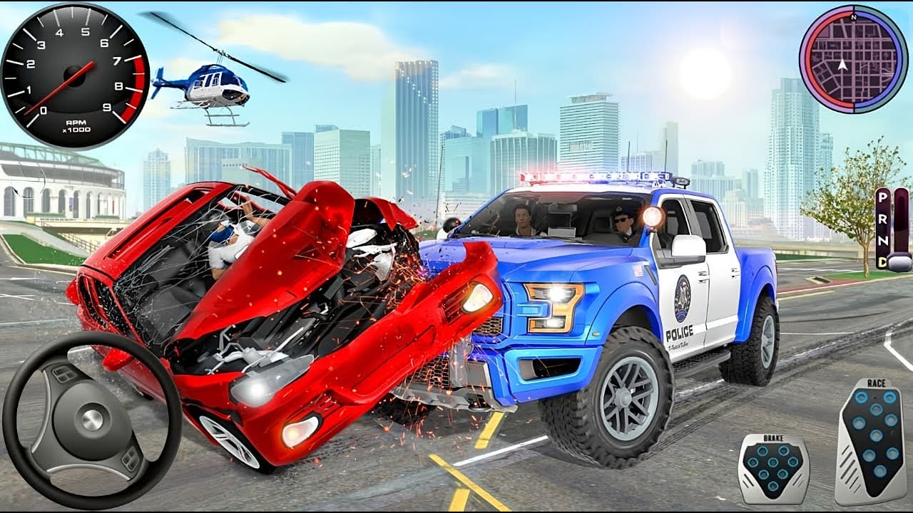 Police Car Chase Simulator 3D Game - Real Cop Cars Driving Simulator ...