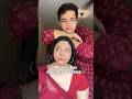 My brother did my makeup!!  #makeupchallenge #brotherdoesmymakeup #siblings #explore #rakshabandhan