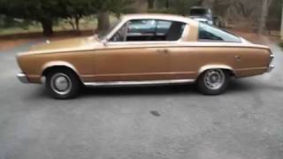 Detailed 1966 Plymouth Barracuda Survivor 273 V8 Runs and drives great! Profile