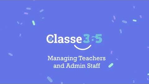 👩‍🏫 Classe365 Managing Teachers & Admin Staff | Add and Configure Staff Profiles Easily