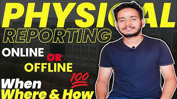 Physical Reporting after JoSAA Counselling 2022 || College Admission Process #physical_reporting