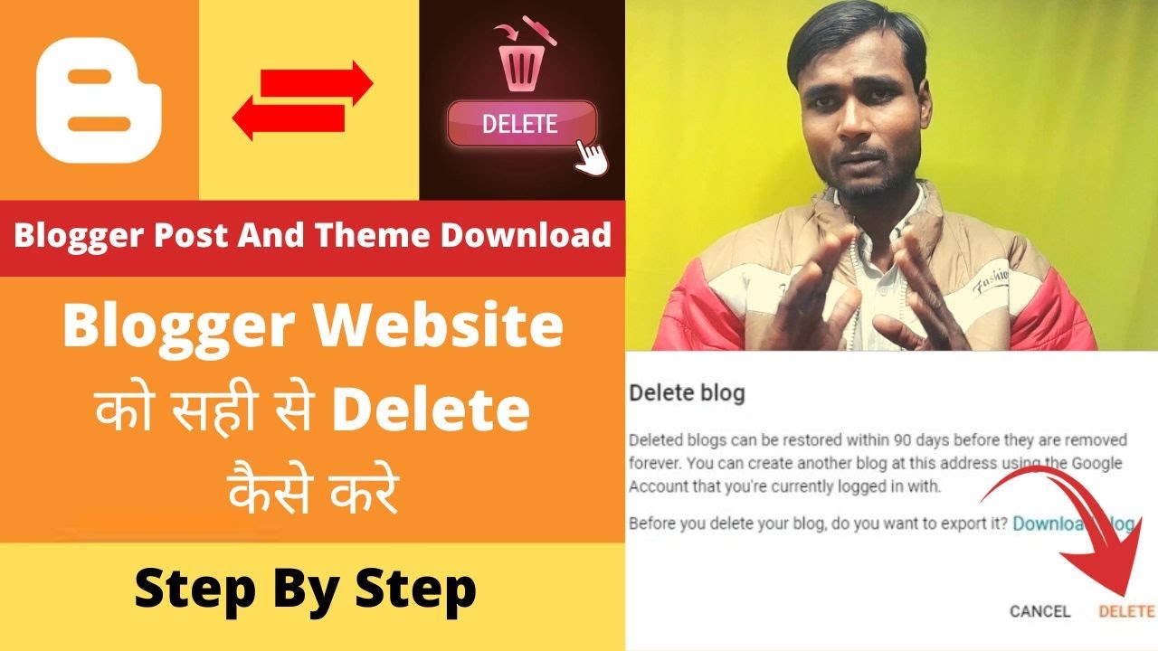 Blogger Website Delete Blogger Post And Theme blogger-website-delete-blogger-post-and-theme