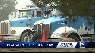 PG&E crews begin restoring power to areas Cal Fire CZU deems safe