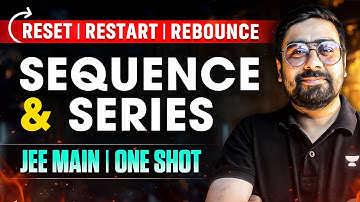 Sequence & Series One Shot | Unacademy JEE English | JEE Main & Advanced 2025 | RRR
