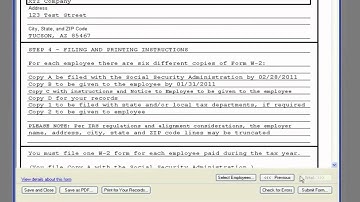 Print W-2 Forms in QuickBooks Payroll