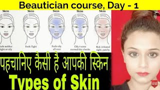 Beautician Course | Day -1 How to know #Skin #Type