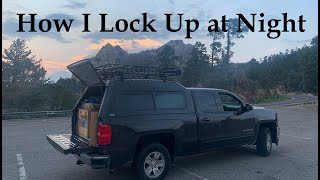 Truck Camping: How do I lock my tailgate at night?