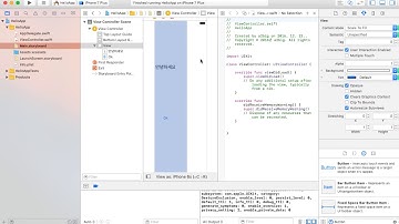 Swift3 IPhone 강의#1 HelloApp 만들기