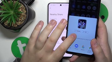 How to Set Up the Nearby Share Feature on GOOGLE Pixel 8 - Google Services