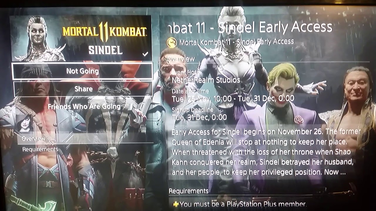 Early Access Sindel is coming to mortal kombat 11 on november 26! 😁😁