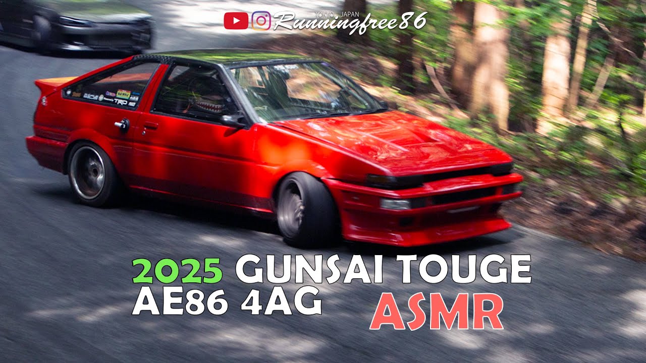 群サイ GUNSAI TOUGE 4AG AE86 DRIFT  ASMR May 2025