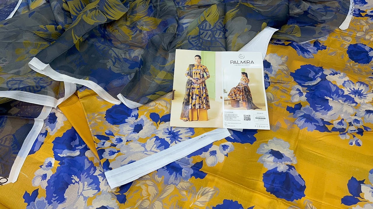 PALMIRA BY GULL JEE | BEMBER CHAFFON DUPATTA | LAWN COLLECTION 2026 | GULL JEE FABRICS | GULL JEE 