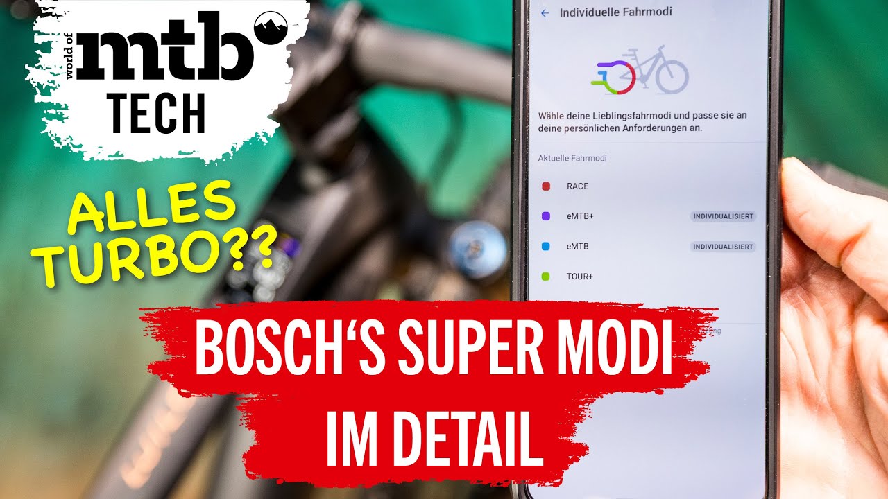 Mehr Kontrolle durch individuelle Einstellung der Modi - Bosch Performance Line CX (Gen 5) im Detail