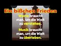 Ein bißchen Frieden