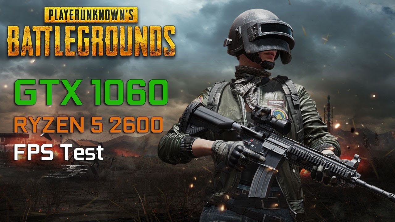 PUBG - GTX 1060 3GB - Ryzen 5 2600 - FPS Test - YouTube