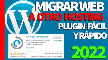 Migrar SITIO WEB wordpress a otro servidor ✅ Migrar un SITIO WEB a otro HOSTING  | Tutoriales WEB