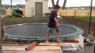 Trampoline bosses