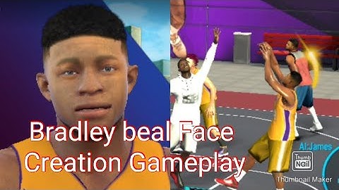 Bradley beal face Creation and  Gameplay