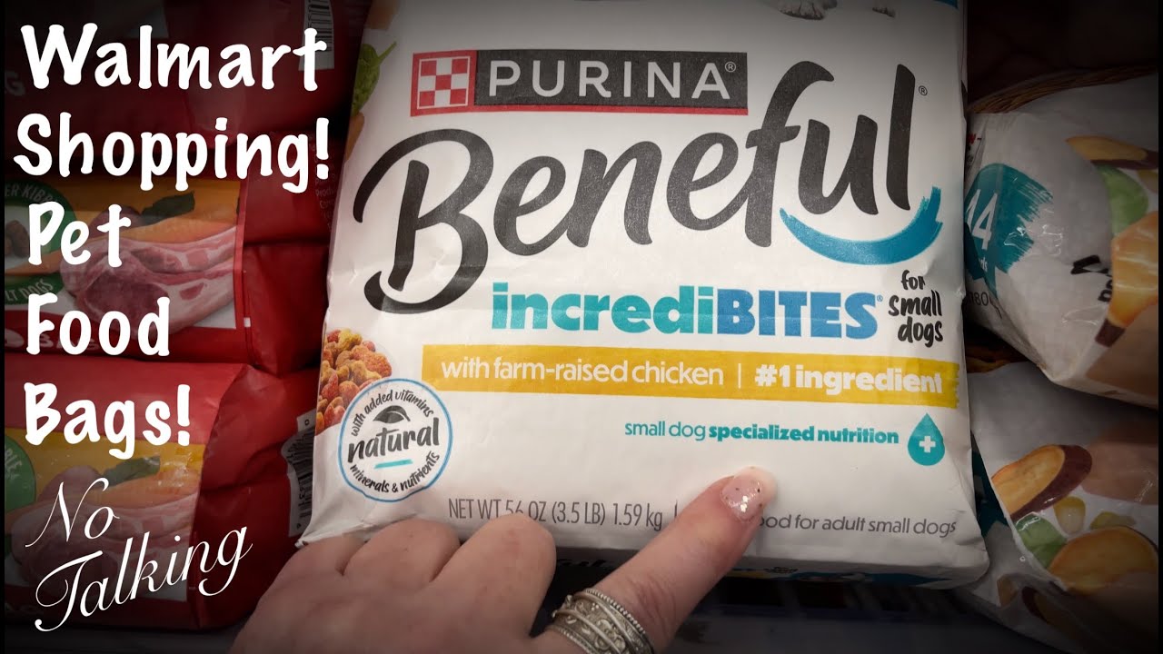 ASMR~Walmart Shopping! Pet food bags!  (No talking version) Super crinkly delight!