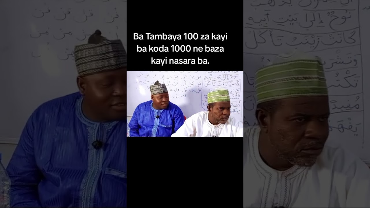 Ba tambaya 100 za kayi ba koda 1000 ne baza kayi nasara ba 