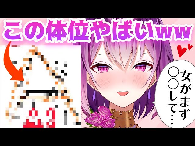 Vtuber explaining the sexy position with a picture is really dangerous  [YuuRi / Vtuber] [Cutout]
