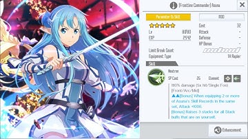 SAOIF Skill test - Frontline Commander (Asuna)
