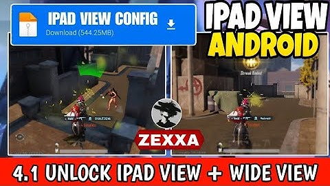 BGMI 4.1 LATEST IPAD VIEW CONFIG 4.1 IPAD VIEW CONFIG BGMI IPAD VIEW CONFIG 