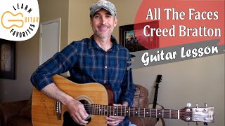 Video thumbnail of "All The Faces - Creed Bratton - Guitar Lesson | Tutorial"