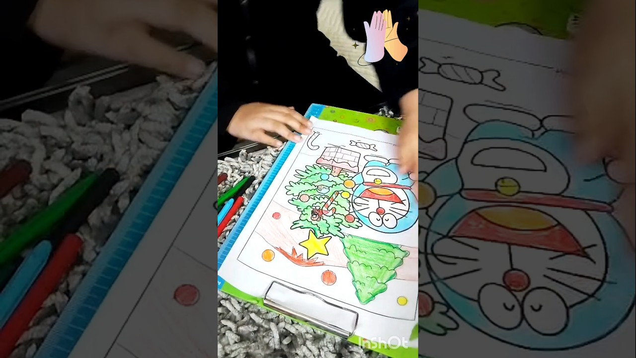 Easy doremon drawing 😱☺️#drawing#shorts#oilpastel#painting#art#easy#kidsdrawing#viral#trending