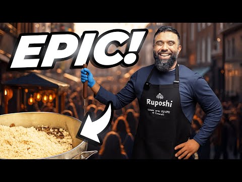 🔥 Behind The Scene Cooking | A Giant Biryani For Brick Lane Curry Festival!