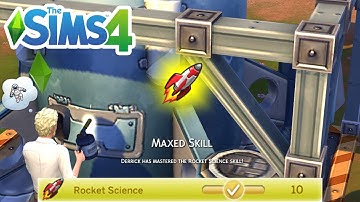 How To Max Rocket Science Skill Cheat (Level Up Skills Cheats) - The Sims 4