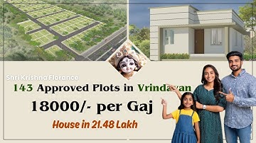 Own Land in Vrindavan - Shri Krishna Florence ! 143 Approved Plots Now Available | 6395856962