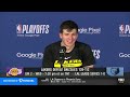 Austin Reaves Postgame Interview | Los Angeles Lakers dominate Memphis Grizzlies 128-112