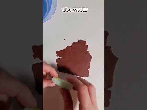 testing texture roller on fimo leather effect