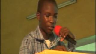 Ogenetega Samuel Emmanuel 14 yrs Old Boy with great revelation from Jesus.