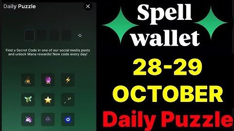 Spell wallet puzzle today 28 & 29 October | spell wallet daily puzzle | #spellwallet #combo |