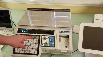 How to change price of existing PLU on CAS LP1000N