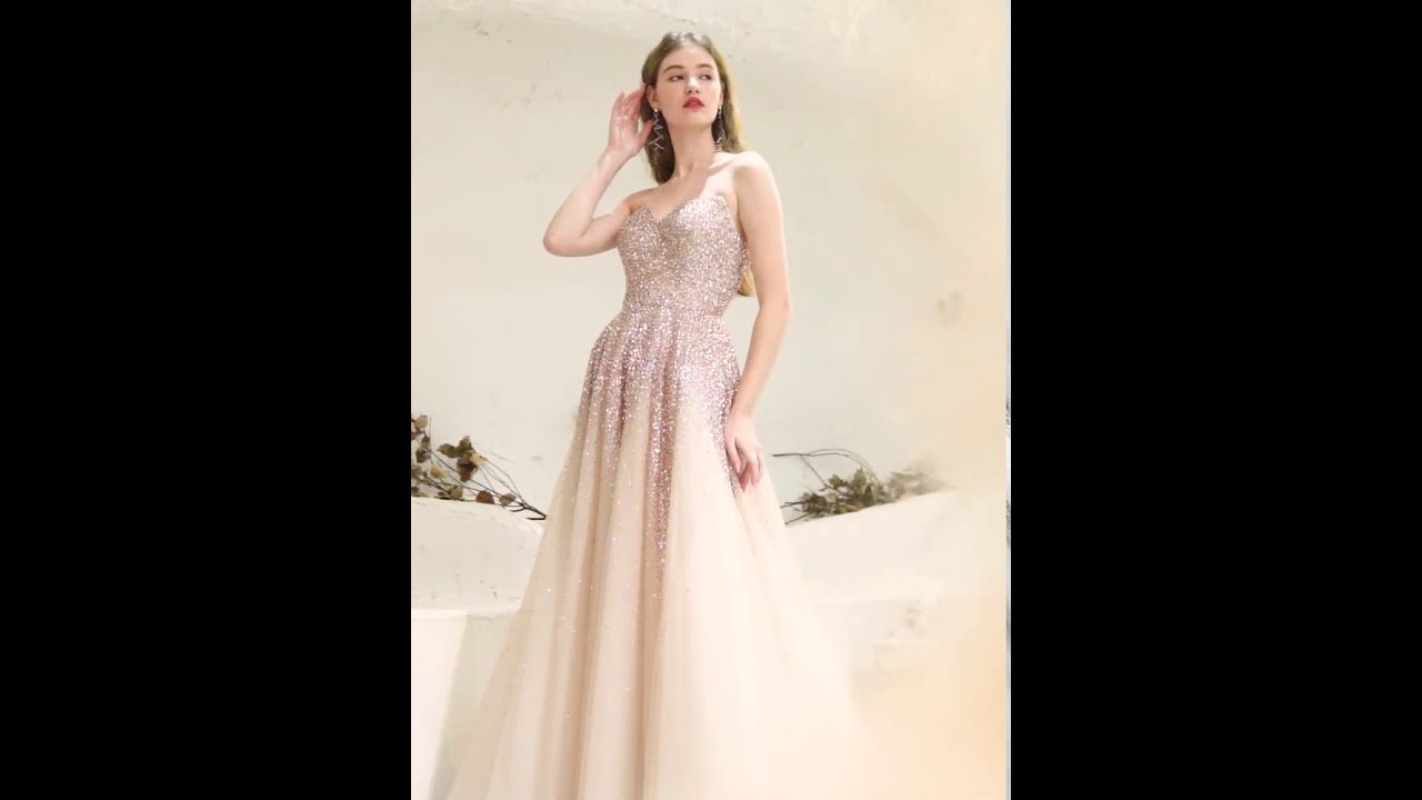Evening Dress A Line Tulle Long Formal Party Dresses Pageant Dress.Milanoo