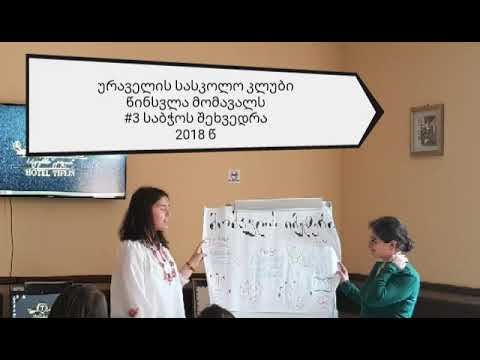 ურაველის სასკოლო კლუბი\nწინსვლა მომავალს